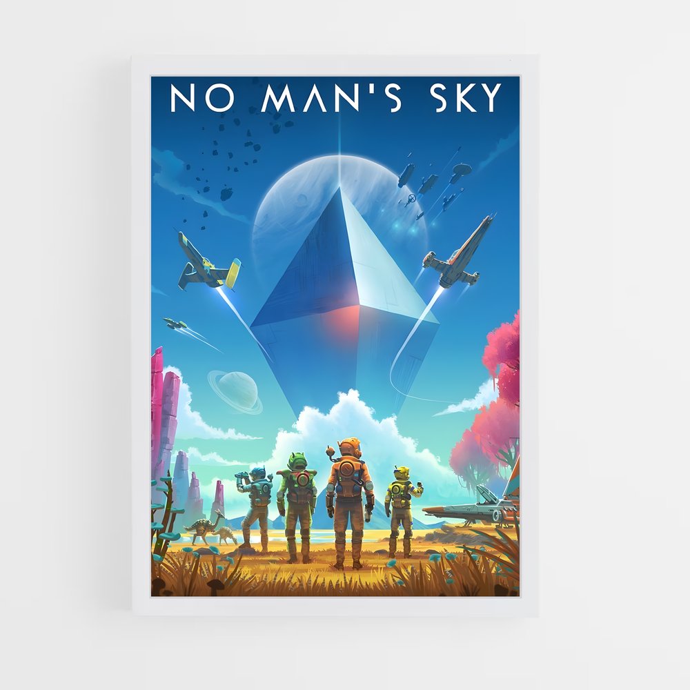 Poster man sky – affiche No man sky (vue 3)